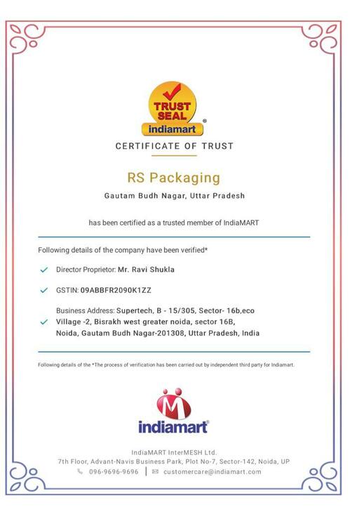 Indiamart Trust Certificate
